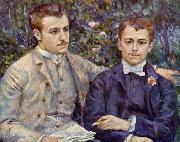 Pierre-Auguste Renoir Portrait of Charles and Georges Durand Ruel, USA oil painting artist